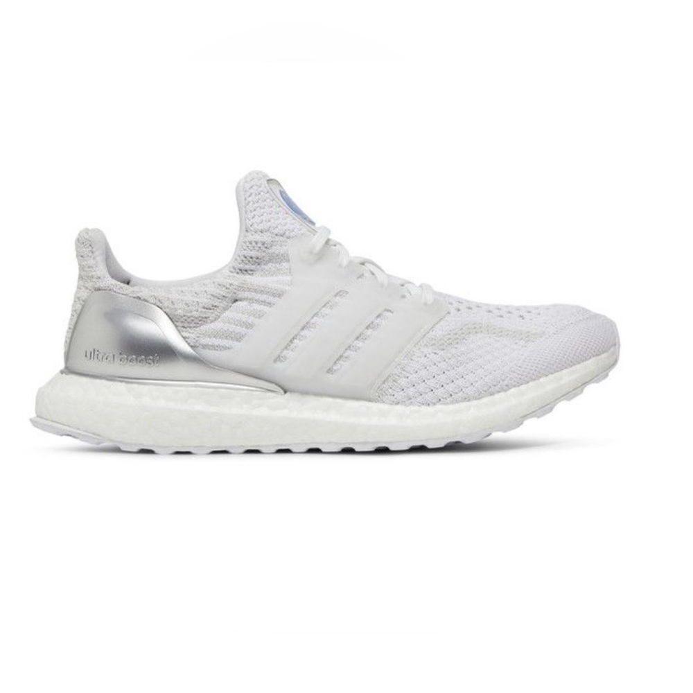 NASA x Adidas Ultraboost 5.0 DNA White and Silver Running Shoes